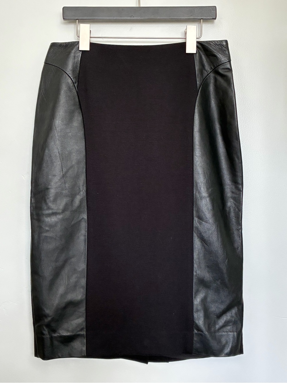 Classiques Entier Leather Pencil Skirt